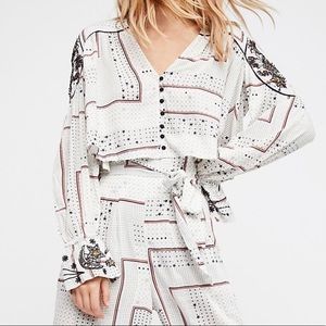 NWT Free People Stairway to the Moon Top (Size S)